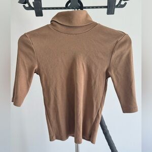 Zara cotton turtle neck top